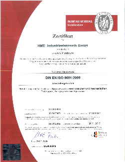 HME Zert DE ISO9001 DE9000049